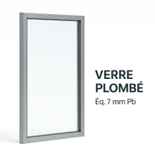 Verre plombé haute transparence